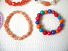 Colorful Retro Bracelets Lot 7X 72116C