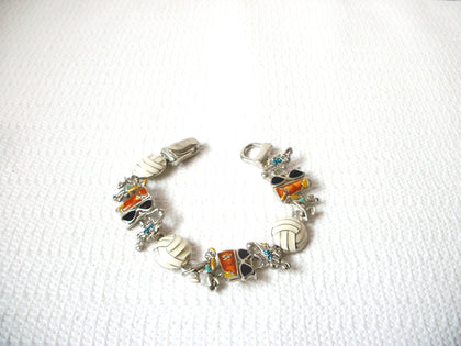 Vintage Themes Enameled Bracelet 72116D
