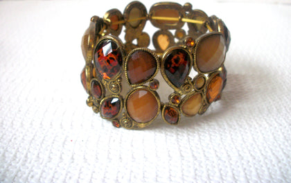 Wide Vintage Antiqued Metal Bracelet 72116D