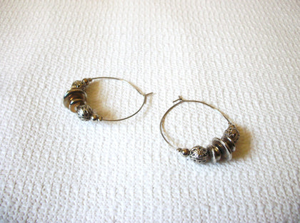 Bohemian Silver Ball Earrings 42520