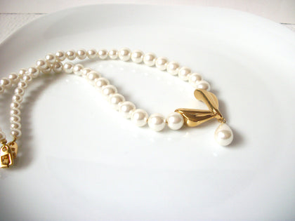 NAPIER Glass Pearl Necklace 82117