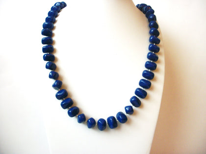 Vintage Dark Blue Necklace 72116D