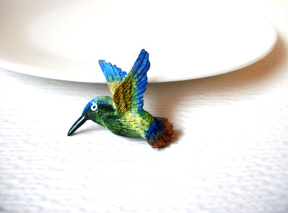 Vintage Hand Made Hummingbird Brooch Pin