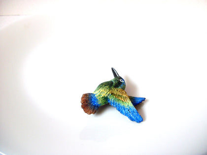 Vintage Hand Made Hummingbird Brooch Pin