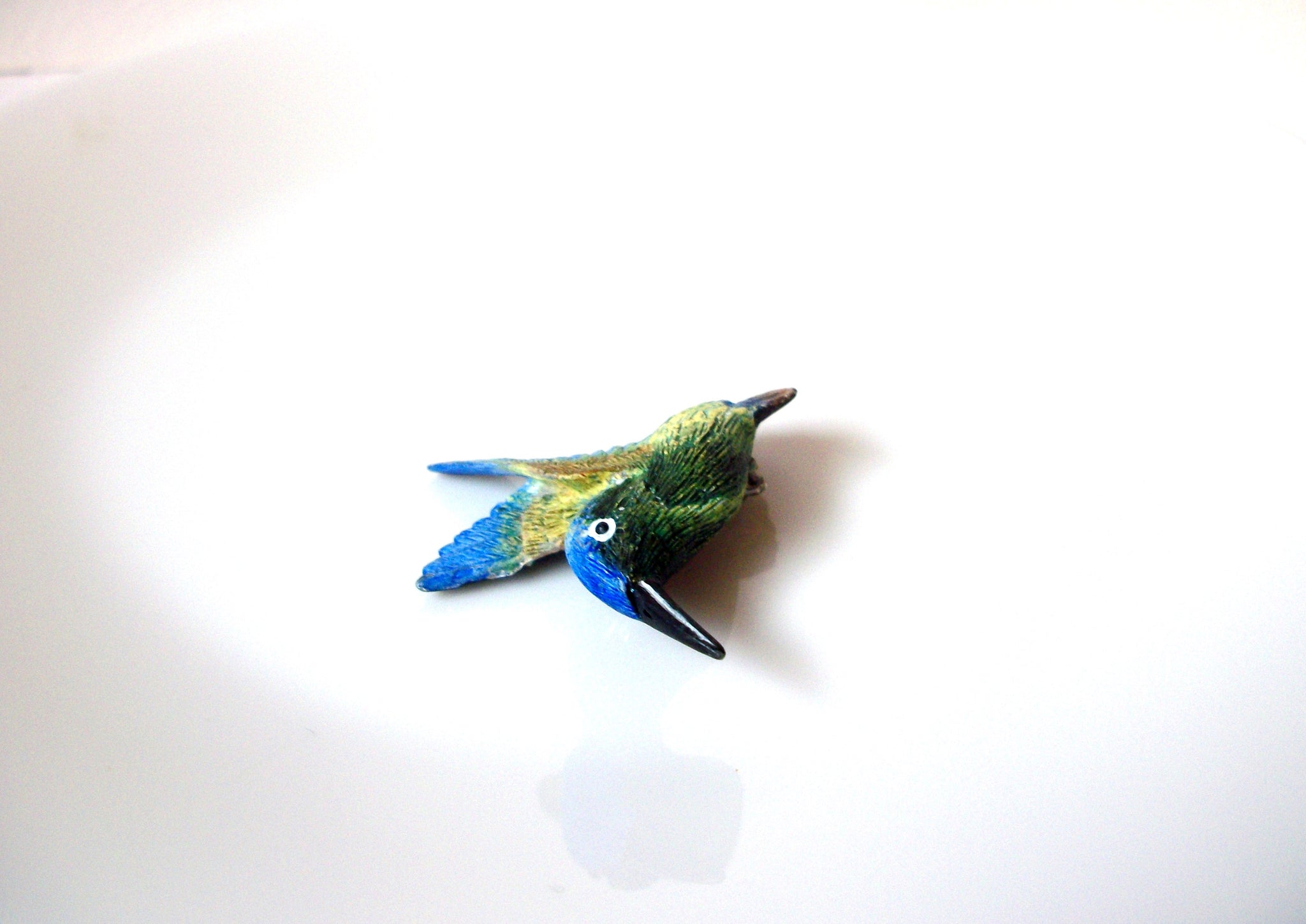 Vintage Hand Made Hummingbird Brooch Pin