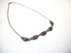 Vintage Victorian Necklace 72116D Amethyst Glass Stones