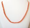 Vintage 50s Small Beadded Glass Necklace 72116D