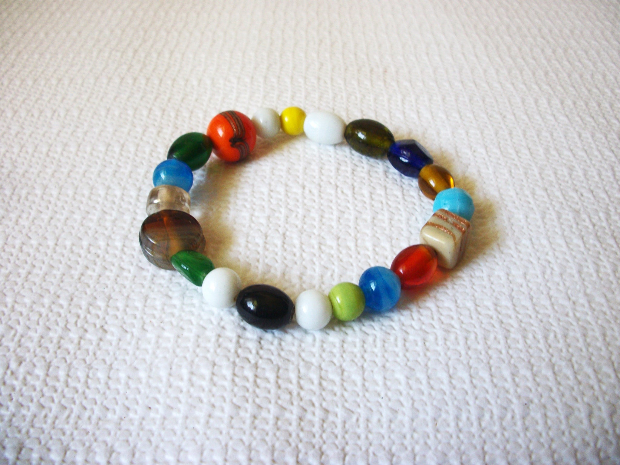 Retro Colorful Glass Bracelet 42420