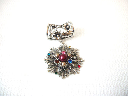 Vintage Bejeweled Scarf Holder Ring 72116D