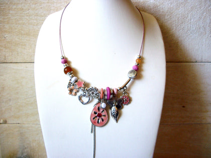 BOHO Rhinestones Glass Necklace 42520