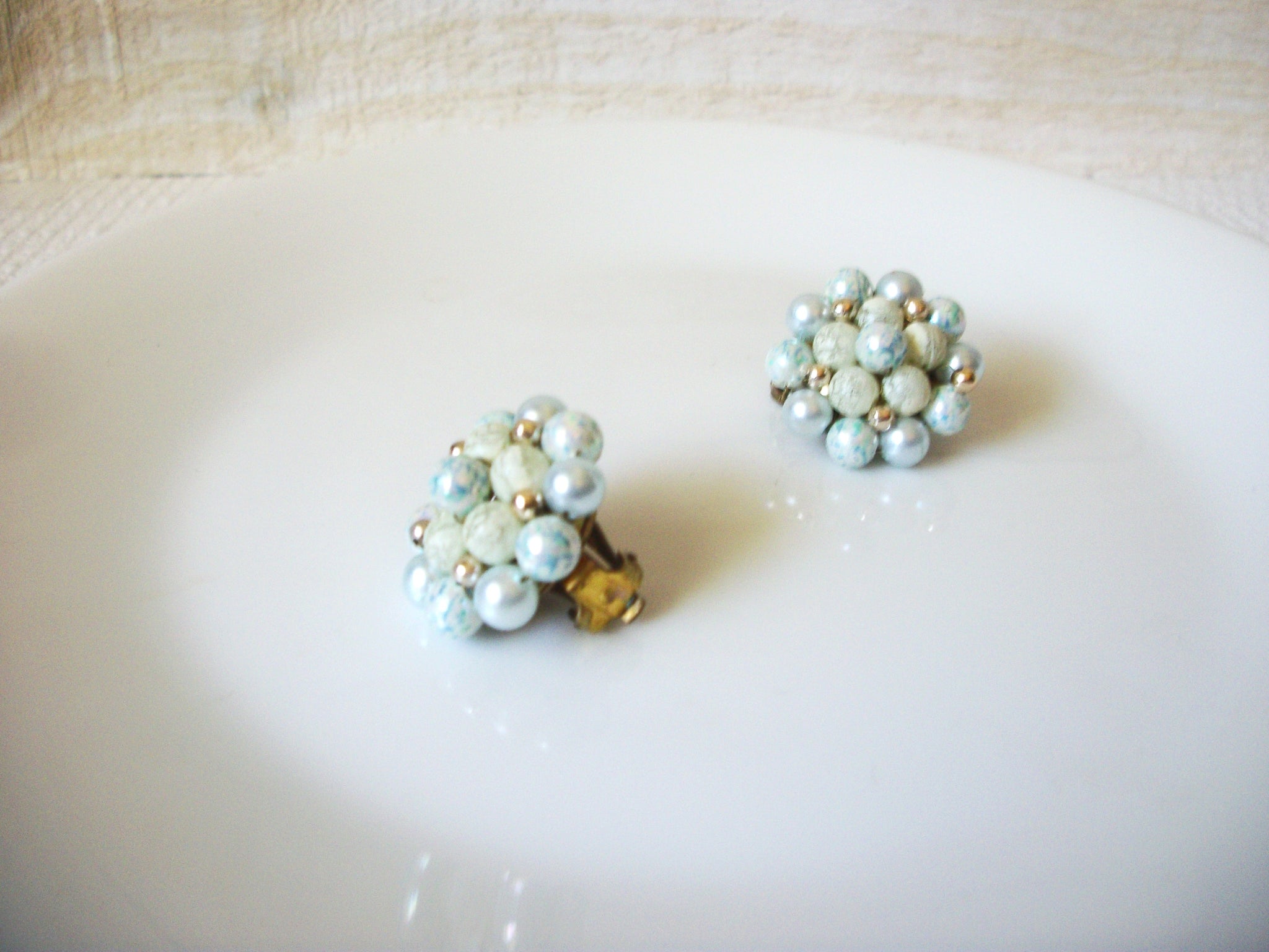 1950s JAPAN Cluster Earrings 42520