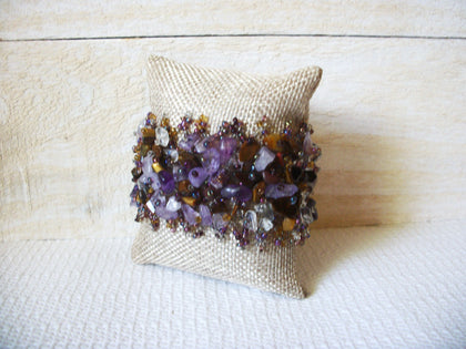 Vintage Ametyst Stone Chips Bracelet 42420