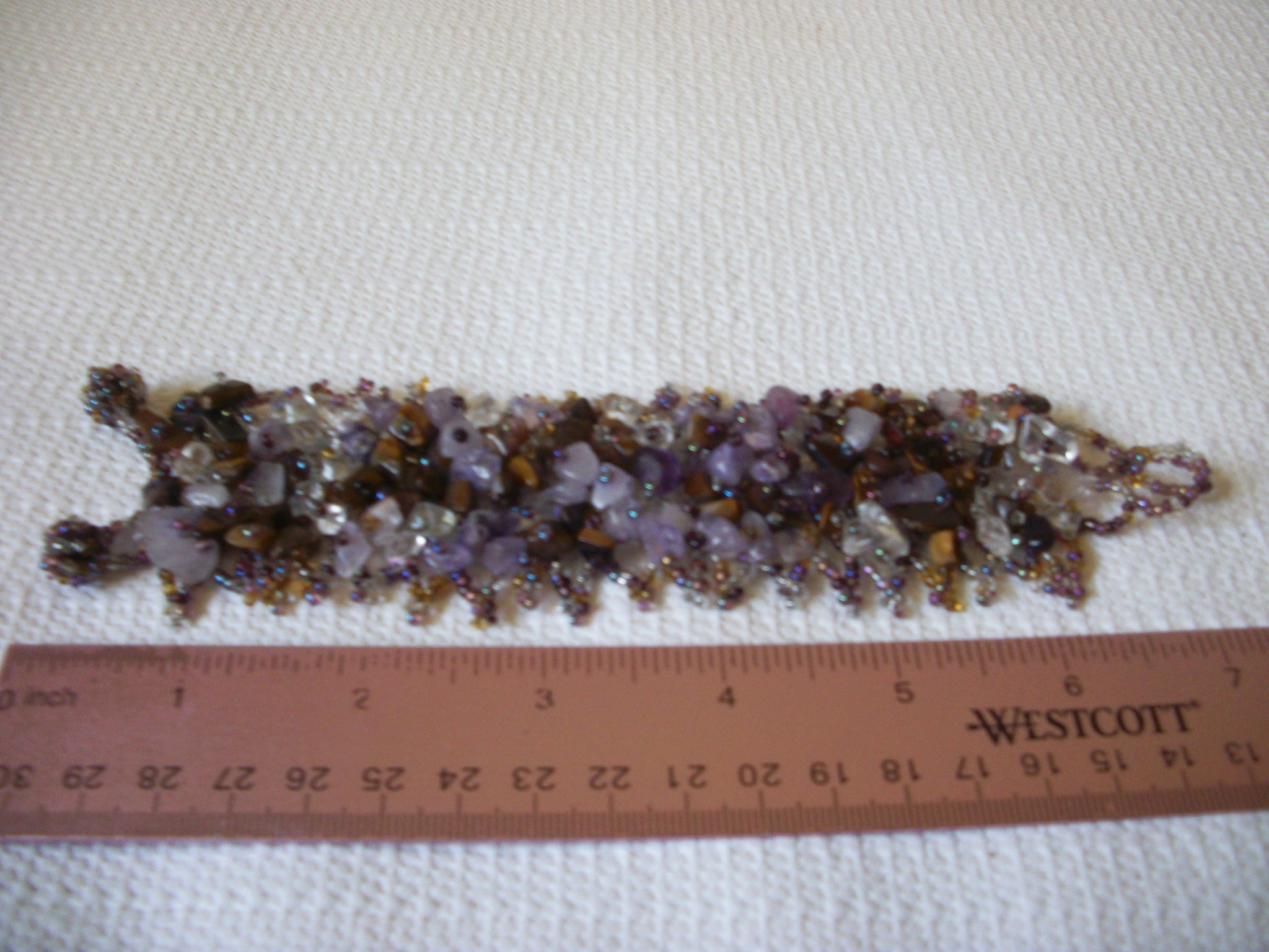 Vintage Ametyst Stone Chips Bracelet 42420