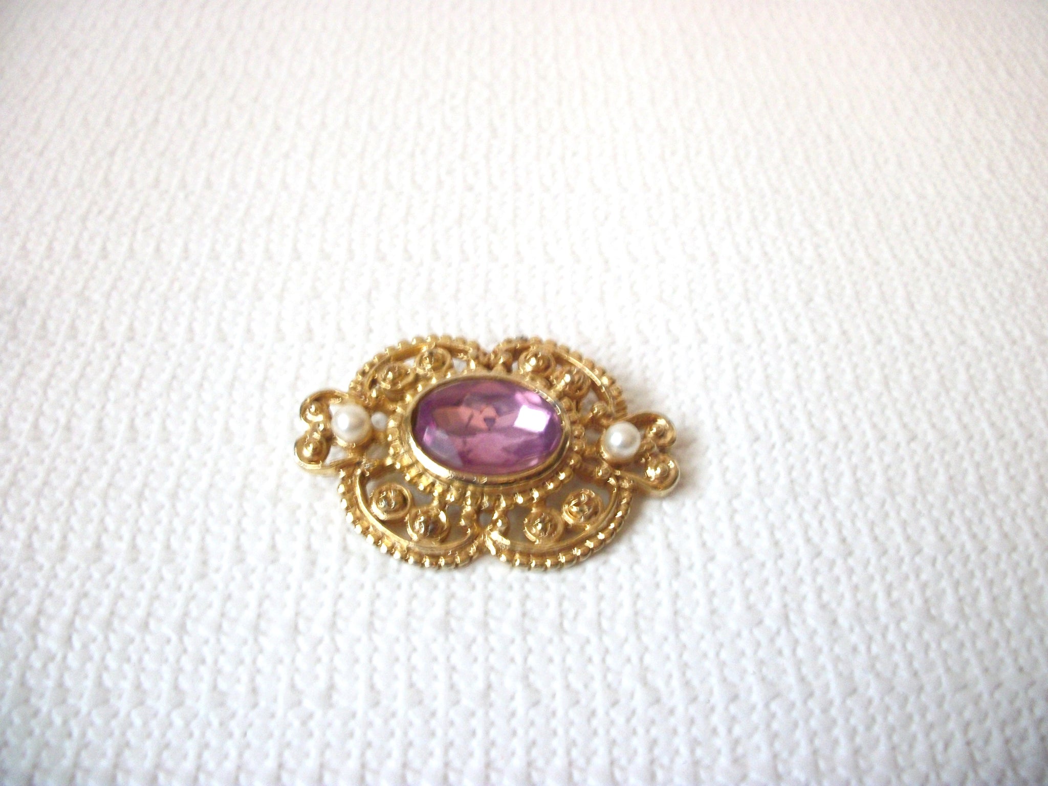 Victorian Glass Brooch Pin 82117