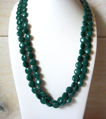 Retro Spruce Green Necklace 42420