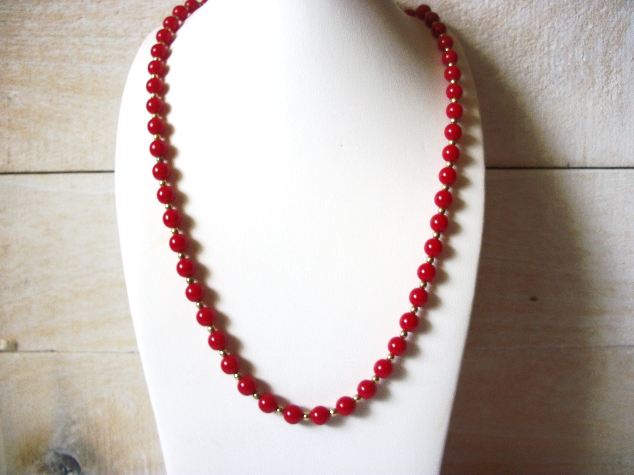 MONET Red Gold Necklace 42420