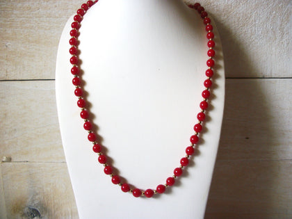 MONET Red Gold Necklace 42420
