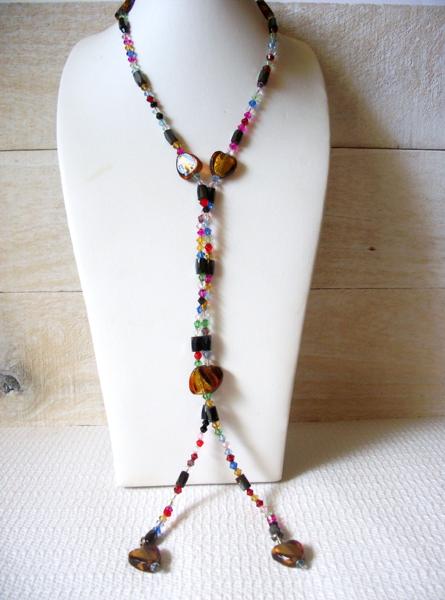 Colorful Magnetic Glass Necklace 42420