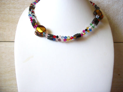 Colorful Magnetic Glass Necklace 42420