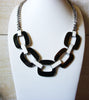 Retro Black White Necklace 42520