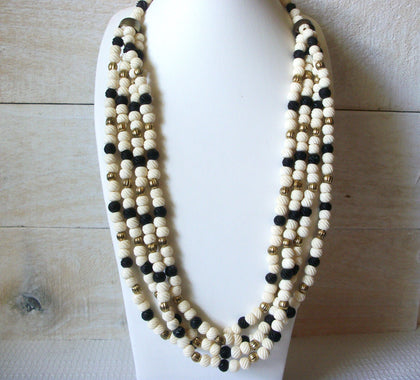 Vintage African Bone Necklace 42520