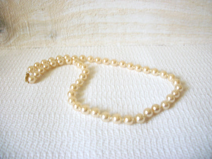 Vintage Glass Pearl Necklace 42520