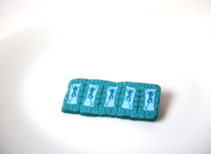 Vintage Primitive Tribal Frog Brooch Pin 111120