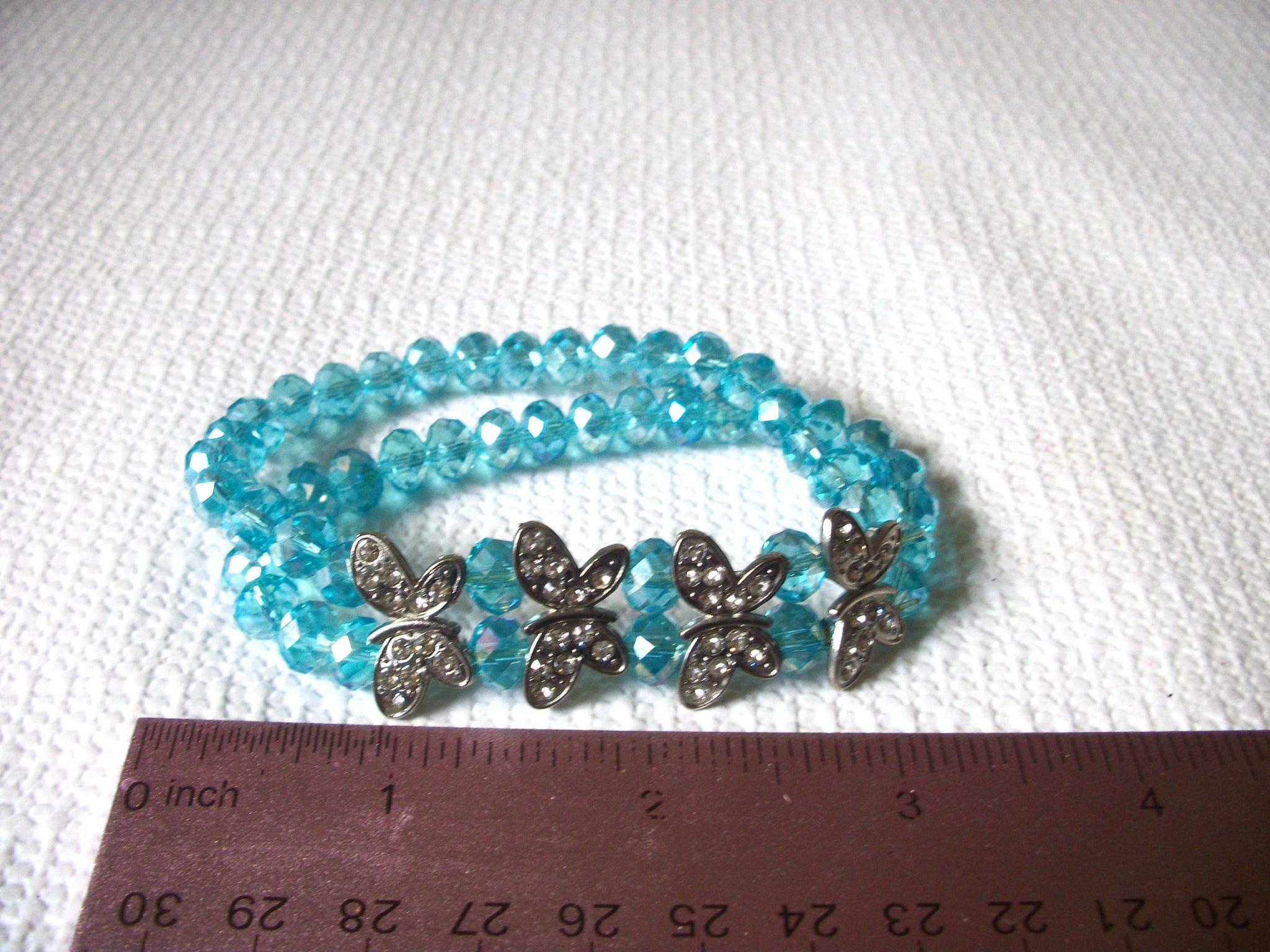 Retro Glass Butterfly Bracelet 41920