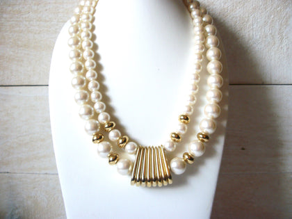 Retro Faux Pearl Necklace 41920