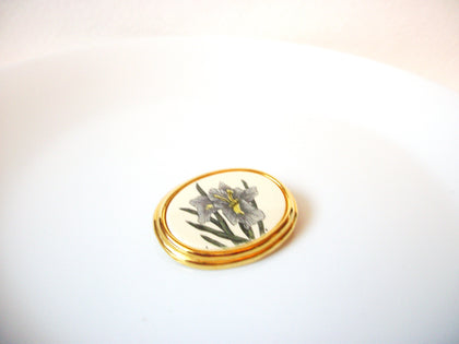Vintage BARLOW Floral Brooch Pin 111120