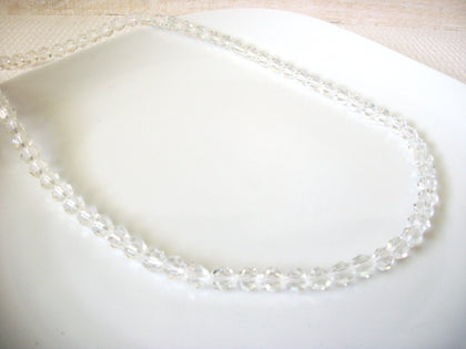 SAL Swarovski Clear Crystals Glass Necklace 41920