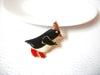 Retro Christmas Penguin Brooch Pin 111220