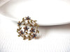 MONET Vintage AB Crystal Rhinestones Floral Brooch Pin 70616