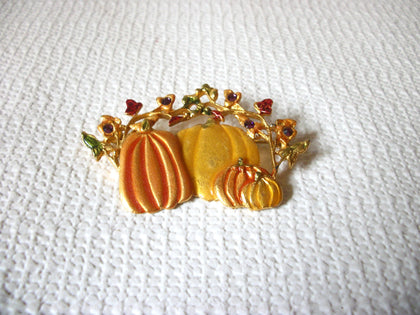 Vintage Pumpkin Patch Brooch 42720