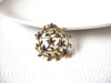 MONET Vintage AB Crystal Rhinestones Floral Brooch Pin 70616