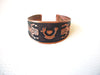 Vintage Solid Copper Ethnic Cuff Bracelet 111120