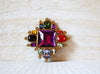 Retro Maltese Bejeweled Colorful Brooch 42720