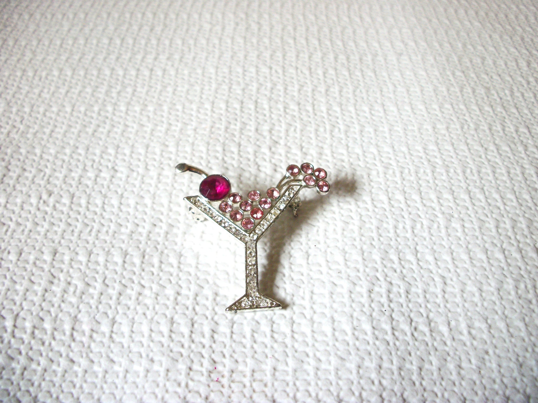 Retro Martini Rhinestones Brooch 42720