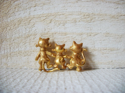 Vintage Cats Brooch 42820