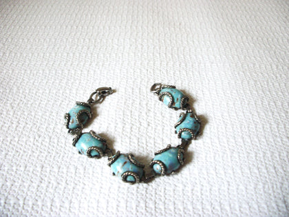 Vintage Victorian Robin Eggs Stones Bracelet 42820