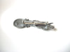 Vintage JJ Stamped Pewter Brooch Pin 111320