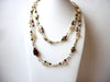 Vintage Long Glass Beads Necklace 70616
