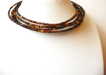 Bohemian Glass Choker Necklace 70616
