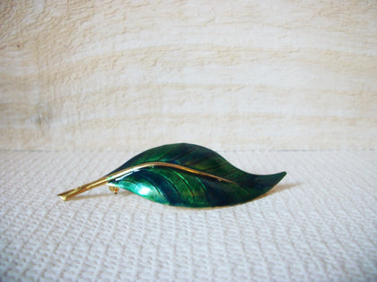 Vintage Colorful Leaf Brooch 42720
