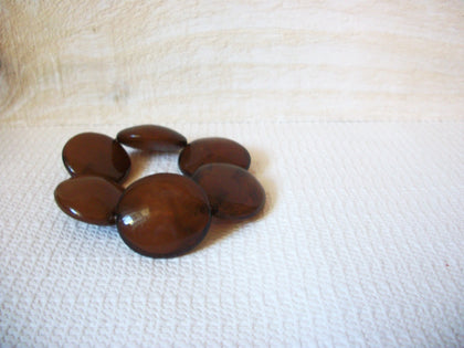 Vintage Lucite Brown Bracelet 42820