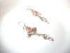 Vintage Pink Quartz Earrings 111220