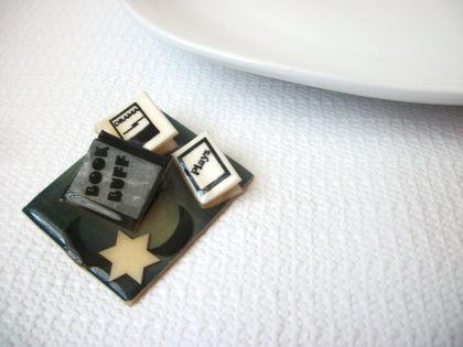 Lucinda Pins, Book Pins By Lucinda, Book Buff Pins Brooch 113016