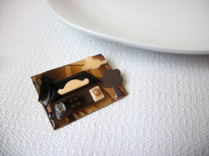 Lucinda Pins, House Pins By Lucinda, Little Cottage Pins Brooch 113016