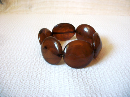 Vintage Lucite Brown Bracelet 42820