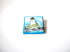 Vintage Hand Painted Lighthouse Brooch Pin 111320